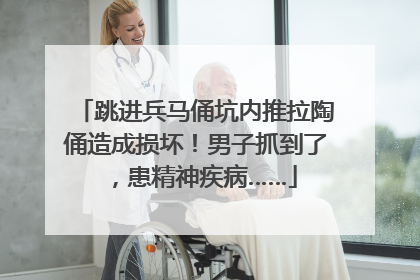 跳进兵马俑坑内推拉陶俑造成损坏！男子抓到了，患精神疾病……