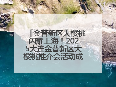 金普新区大樱桃闪耀上海！2025大连金普新区大樱桃推介会活动成功举办！