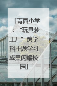 青园小学：“玩具梦工厂”跨学科主题学习成果闪耀校园