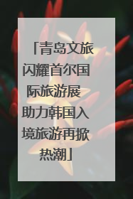 青岛文旅闪耀首尔国际旅游展 助力韩国入境旅游再掀热潮