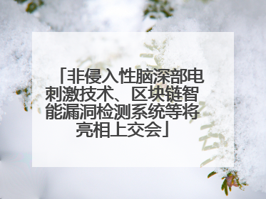 非侵入性脑深部电刺激技术、区块链智能漏洞检测系统等将亮相上交会