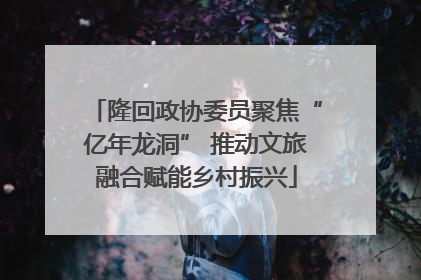 隆回政协委员聚焦“亿年龙洞” 推动文旅融合赋能乡村振兴