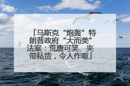 马斯克“炮轰”特朗普政府“大而美”法案：荒唐可笑、夹带私货，令人作呕