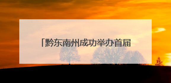 黔东南州成功举办首届特殊教育学生运动会