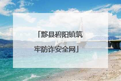 黟县碧阳镇筑牢防诈安全网