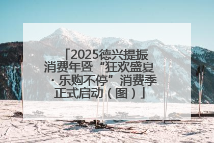 2025德兴提振消费年暨“狂欢盛夏・乐购不停”消费季正式启动（图）