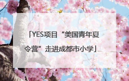 YES项目“美国青年夏令营”走进成都市小学